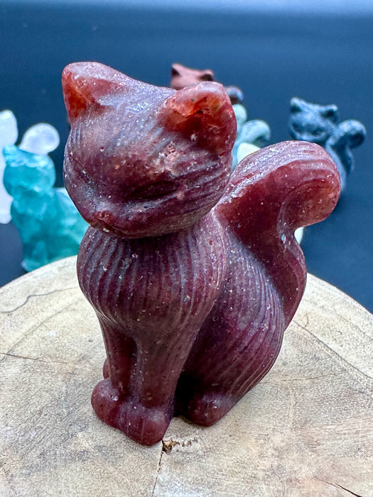 Sitting Cat Carvings - Various Choices