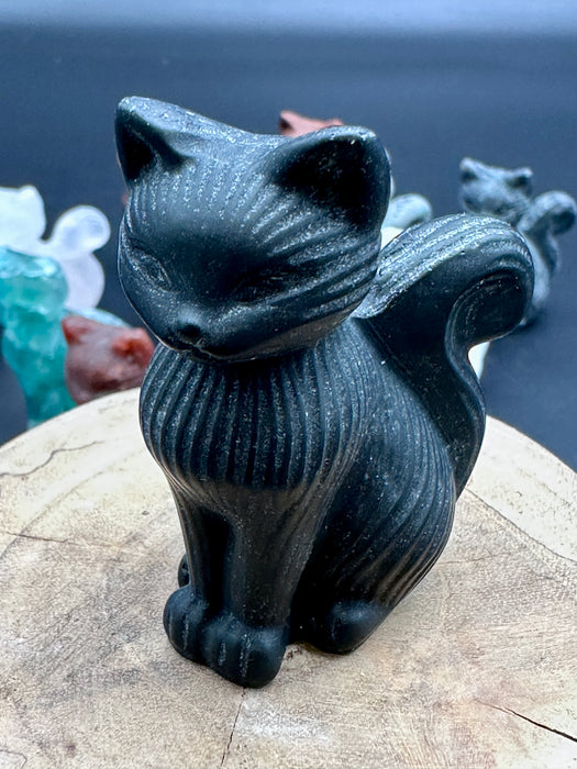 Sitting Cat Carvings - Various Choices
