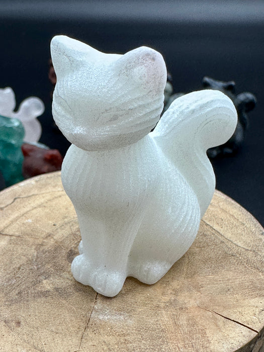 Sitting Cat Carvings - Various Choices