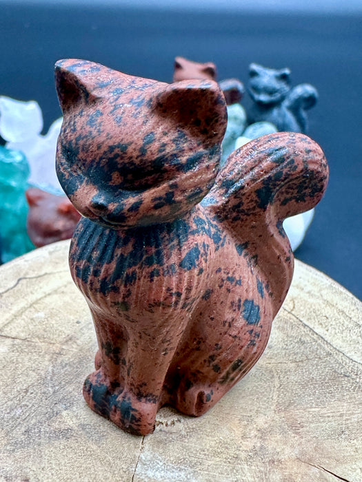 Sitting Cat Carvings - Various Choices