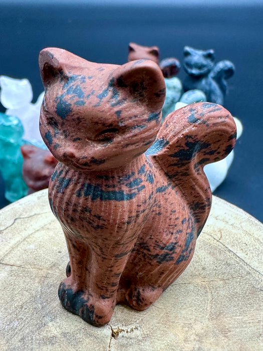 Sitting Cat Carvings - Various Choices