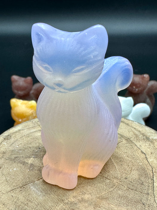 Sitting Cat Carvings - Various Choices
