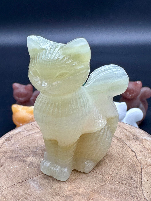 Sitting Cat Carvings - Various Choices