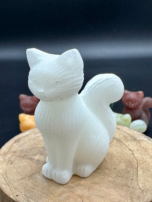 Sitting Cat Carvings - Various Choices