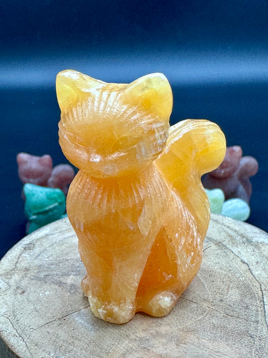 Sitting Cat Carvings - Various Choices