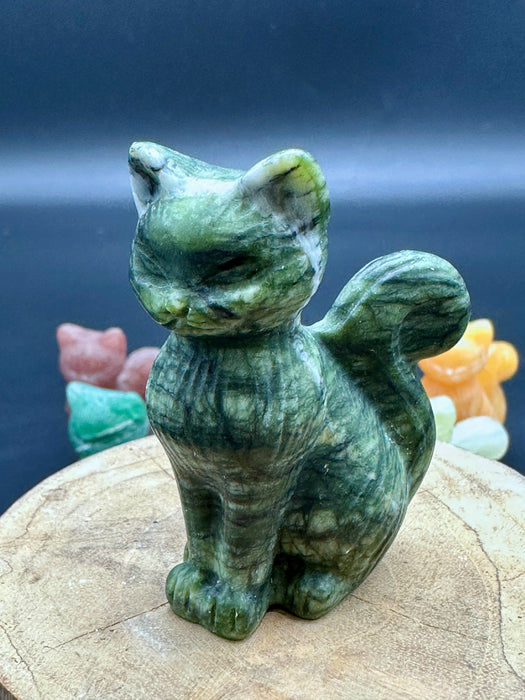 Sitting Cat Carvings - Various Choices