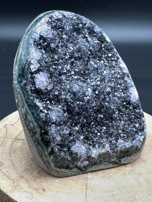 Black Amethyst Cut Base Crystal