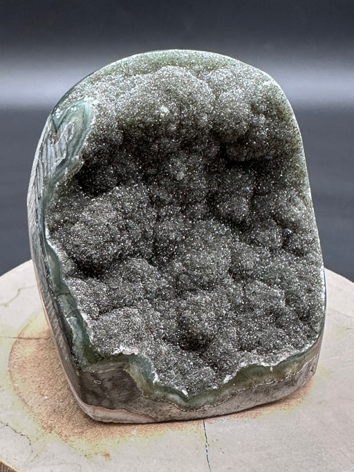 Black Amethyst Cut Base Crystal