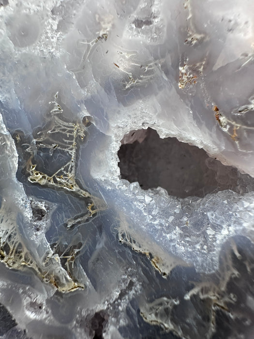 Moss Agate Druzy Slice/Slab