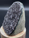 Rare Black Amethyst Geode - self standing base cut specimen