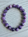Charoite Crystal Bead Bracelet