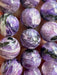 Charoite Crystal Bead Bracelet