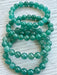 Green Strawberry Quartz Bead Bracelet