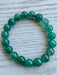 Green Strawberry Quartz Bead Bracelet