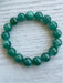 Green Strawberry Quartz Bead Bracelet