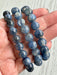 Blue Kyanite Bead Bracelet