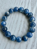 Blue Kyanite Bead Bracelet