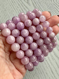 Kunzite Bead Bracelet