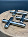 Hematite Polished Crucifix/Cross