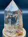Quartz Natural Point Tower with Garden Inclusion