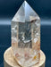 Quartz Natural Point Tower with Garden Inclusion