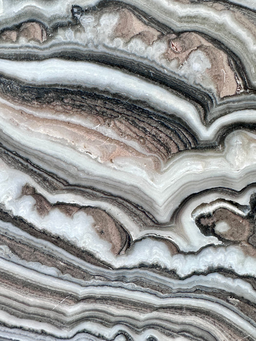 Zebra Calcite Coaster/Slab Crystal