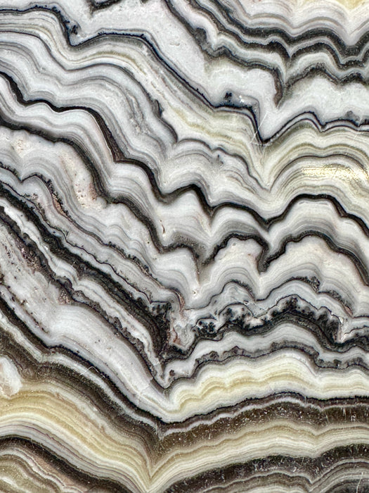 Zebra Calcite Coaster/Slab Crystal