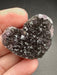  Black Amethyst Geode Heart 