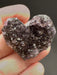 Black/Deep Purple Amethyst Geode Heart