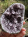 Amethyst Geode Free Standing Cut Base