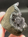 Black Amethyst Geode Flat Base