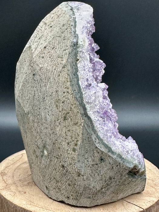 Amethyst Geode Free Standing Cut Base