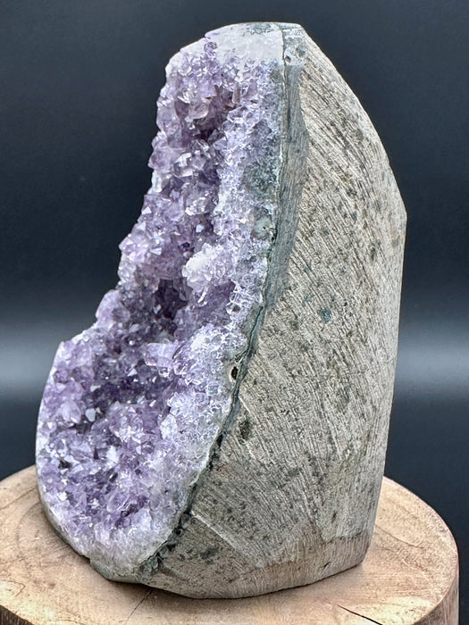Amethyst Geode Free Standing Cut Base