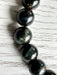 Dark Blue Tigers Eye Bead Bracelet