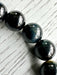 Dark Blue Tigers Eye Bead Bracelet
