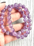 Amethyst Bead Bracelet (Soft Lilac Colour)