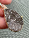 Amethyst Geode Teardrop enveloped in Gold Plating on a Gold Plated Chain