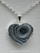 Sparkling Chalcedony Heart Pendant