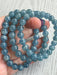 Blue Onyx Bead Bracelet