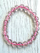 High Quality Star Rose Quartz Bead Bracelet