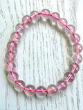 High Quality Star Rose Quartz Bead Bracelet