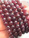 Garnet Bead Bracelet