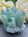 Green Phantom Quartz Seed Cluster Crystal