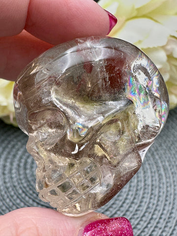 Smoky Quartz Crystal Skull