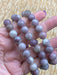 Pink Tourmaline Crystal Bead Bracelet