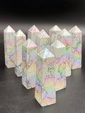 Aura Howlite Crystal Points