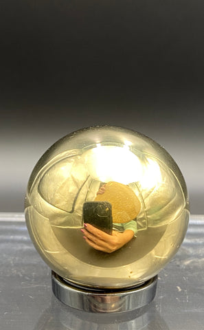 Chalcopyrite Copper Crystal Sphere