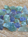 Green Purple Rainbow Fluorite Crystal