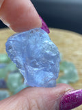 Green Purple Rainbow Fluorite Crystal