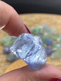 Green Purple Rainbow Fluorite Crystal